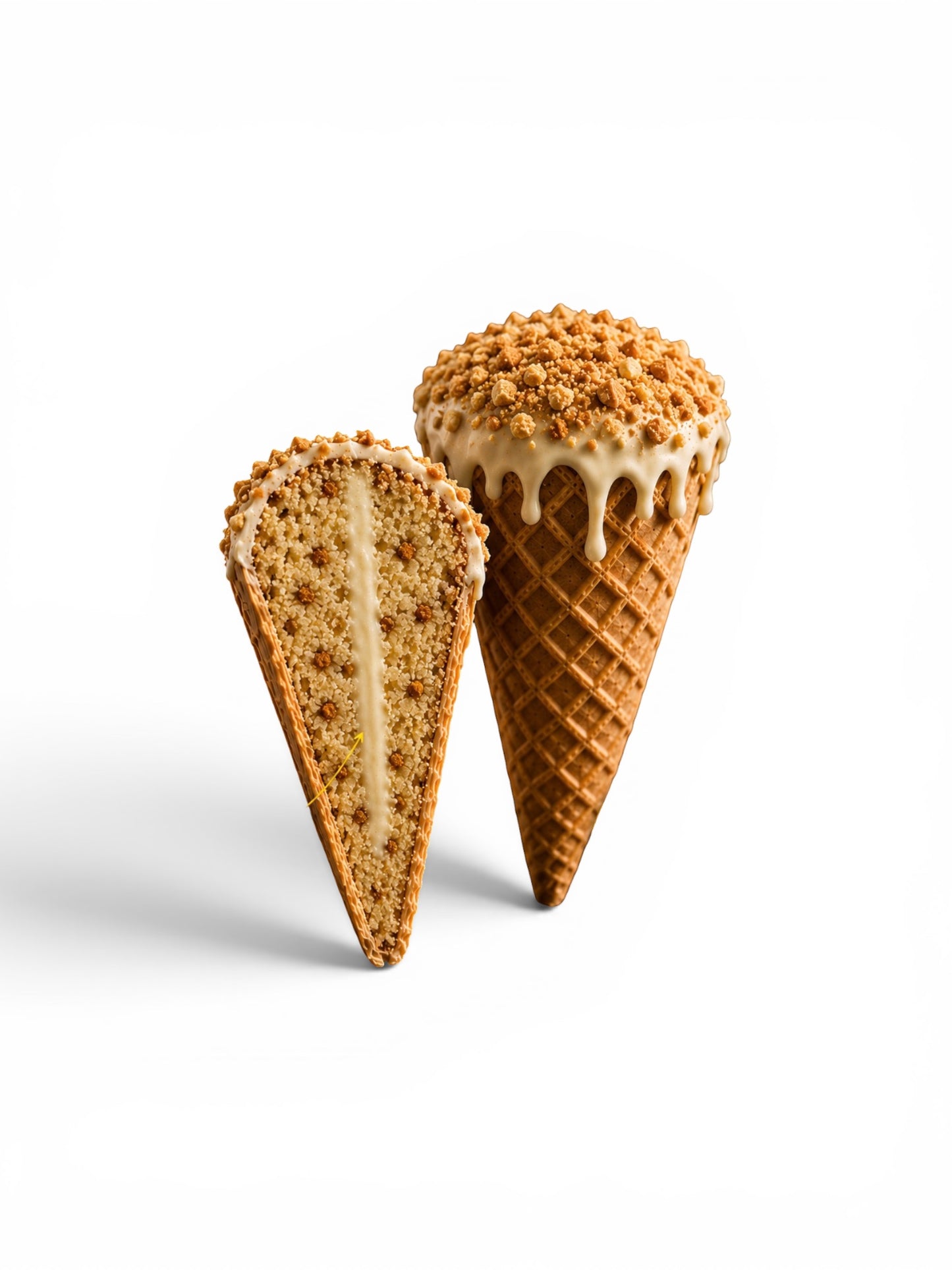Banana Crunch Cake Cone
