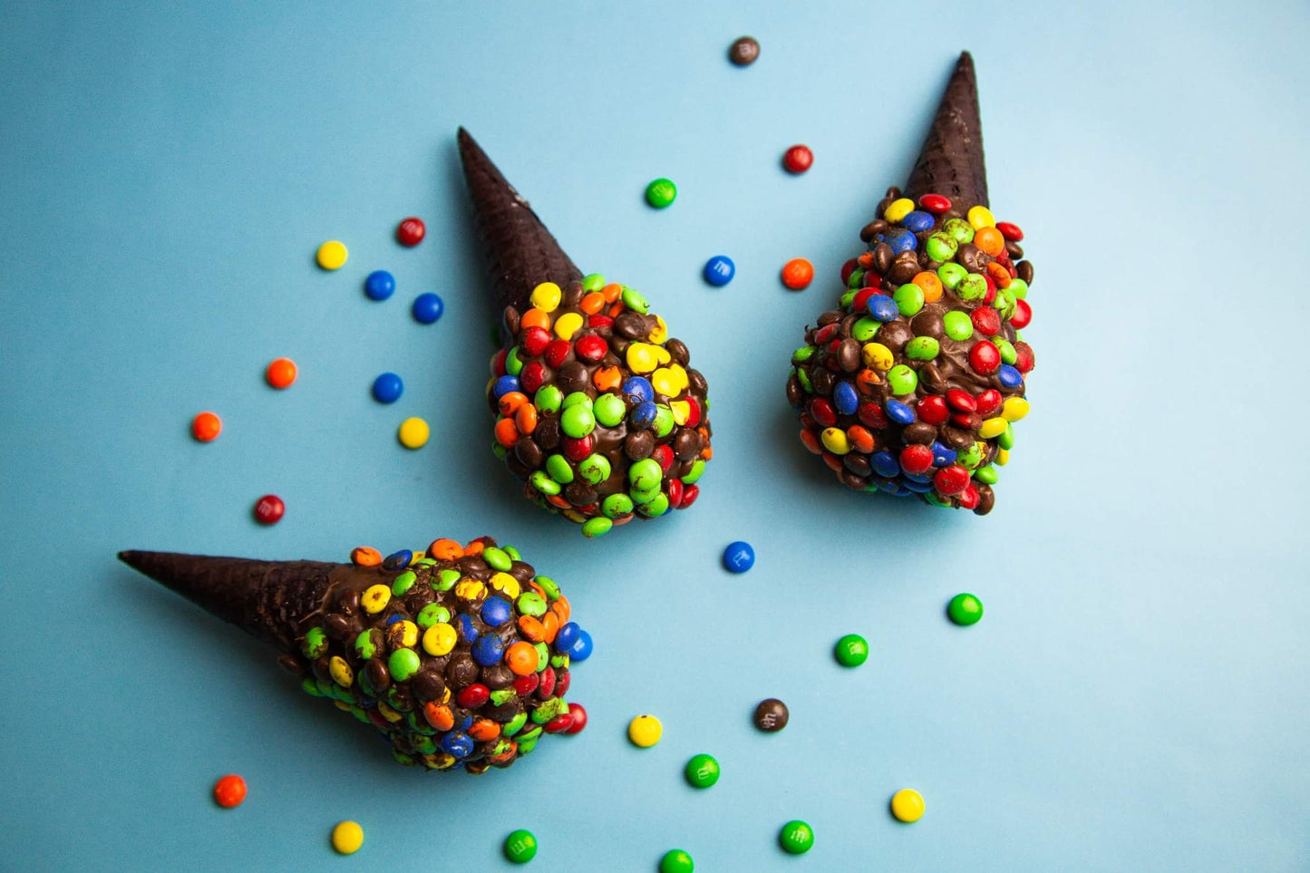M&M Blast Cake Cone