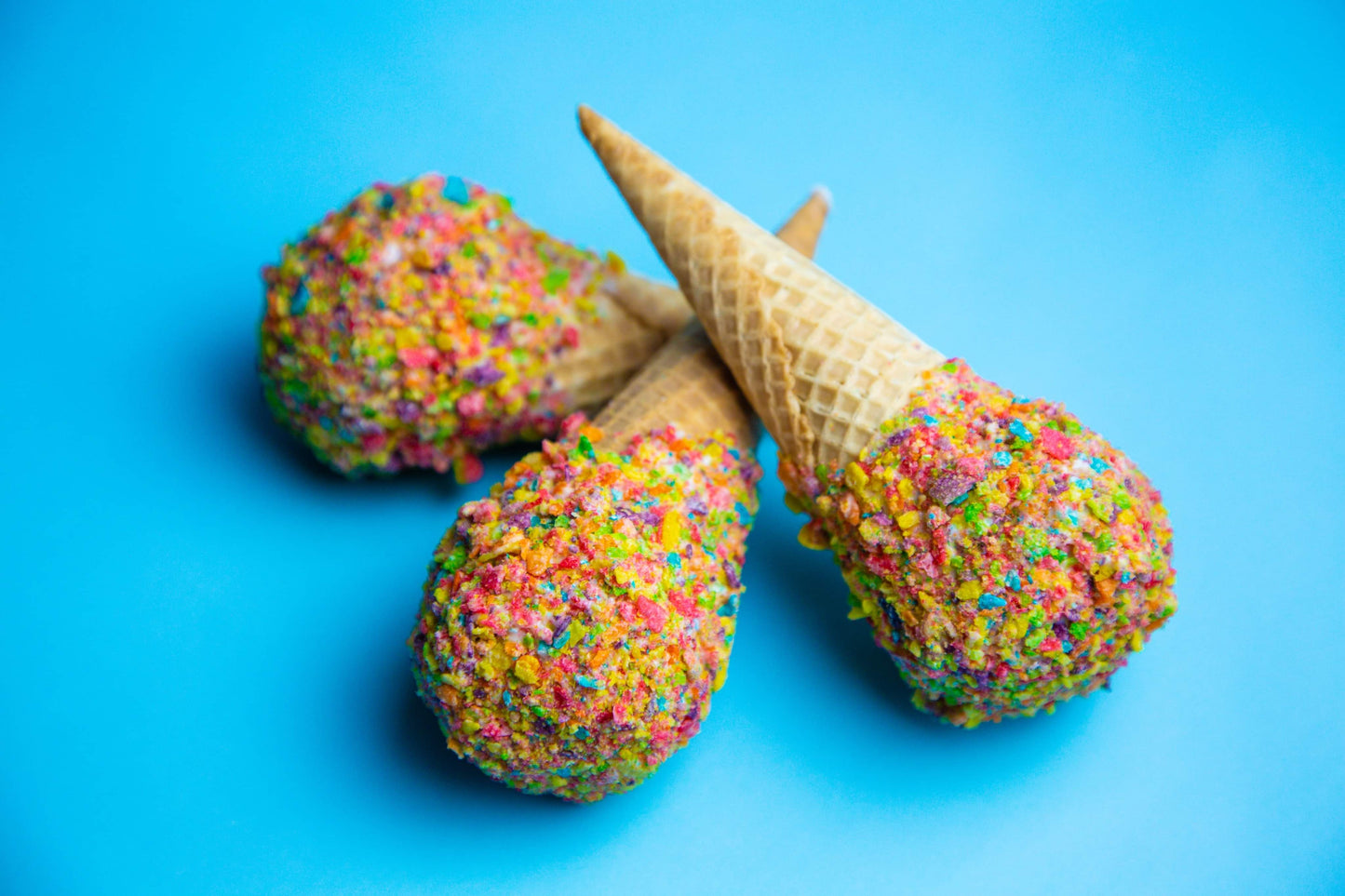 Fruity Pebbles Cake Cone