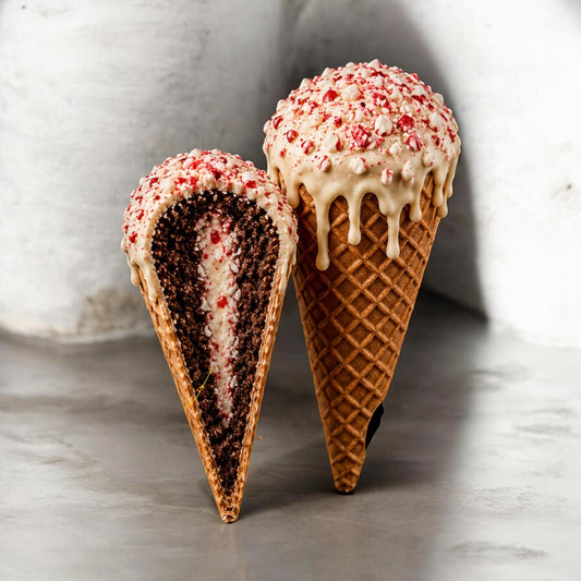 Peppermint Cake Cone