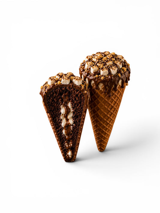 S’more Chocolate Cake Cone