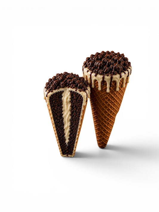 Brownie Delight Cake Cone