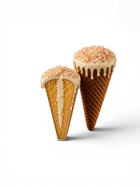 Piña Colada Cake Cone
